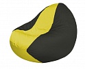 Бескаркасное кресло Flagman Classic К2.1-128 (желтый/черный)