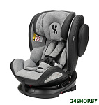 Картинка Детское автокресло Lorelli Aviator SPS Isofix (светло-серый/черный)