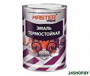 Картинка Эмаль Master Prime Термостойкая 0.4 кг (серебро)