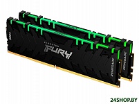 Картинка Оперативная память Kingston FURY Renegade RGB 2x8GB DDR4 PC4-36800 KF446C19RBAK2/16