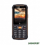 Картинка Кнопочный телефон F+ R280C (черный/оранжевый)