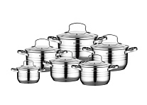 Картинка Набор кастрюль Mercury MC-6022