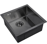 Картинка Кухонная мойка ZorG PVD 4444 (графит)