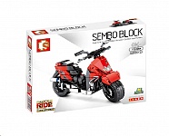 Картинка Конструктор Sembo Block Известные мотоциклы 701109