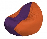 Картинка Бескаркасное кресло Flagman Classic К2.1-164 (фиолетовый/оранжевый)