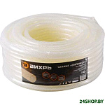 Картинка Шланг поливочный Вихрь Силикон 73/7/2/32 (3/4, 50м) (прозрачный)