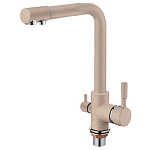 Картинка Смеситель Ledeme H55 L4055K-3 (светло-бежевый матовый)