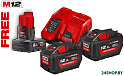Аккумулятор с зарядным устройством Milwaukee M18 HNRG-122 4933464261 (2x12 Ач + 1x6 Ач/12-18В)