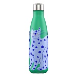 Картинка Термос Chilly's Bottles Artist Agathe Singer Blue Cat 0.5 л (разноцветный)