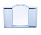Картинка Шкаф с зеркалом для ванной BEROSSI Арго АС 11908000 (светло-голубой)