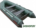Моторно-гребная лодка Leader Тайга-320 Киль (зеленый)