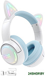 GT838 Cat Ear (белый/голубой)