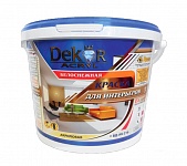 Картинка Краска Dekor ВД-АК-216 для интерьеров (белоснежный, 7 кг)