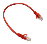 Картинка Кабель Patch Cord UTP кат.5e 0.3м (красный)