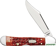 Chestnut Bone Standard Jigged Mini Copperlock + Zippo 207