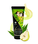Съедобный крем Shunga для эротического массажа с ароматом груши и зеленого чая 200 мл