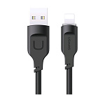 Картинка Кабель Usams US-SJ565 Lithe SJ565USB01 1.2м (черный)