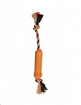 Картинка Игрушка для собак Beeztees Sumo Fit Цилиндр на канате 626029/81217 Orange