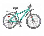 Картинка Велосипед Nameless J6200DW 2022 (зеленый/черный)