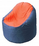 Картинка Бескаркасное кресло Flagman Bravo B1.1-33 (оранжевый/синий)