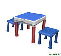 Игровой стол Keter Construction Play Table 227497 (красный/синий)