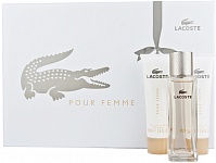 Картинка Набор косметики LACOSTE Pour Femme (парфюмированная вода и лосьон для тела)