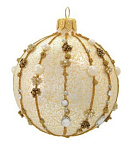 Картинка Елочная игрушка Орбитал Ш-239 (шампань глитер) 200-007-1