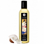 Возбуждающее массажное масло Shunga Adorable Sparkling с ароматом кокоса 250 мл
