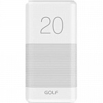 Картинка Внешний аккумулятор GOLF G81 20000 mAh (белый)