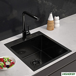 ECO AR 450*500 BLACK PVD NANO DECOR MILLET GRAINS