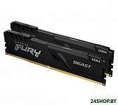 Картинка Оперативная память Kingston FURY Beast 2x32GB DDR4 PC4-28800 KF436C18BBK2/64