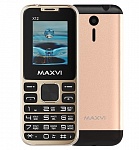 Картинка Мобильный телефон Maxvi X12 (золотистый)