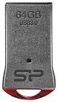 Картинка USB Flash Silicon-Power Jewel J01 Silver/Red 16GB (SP016GBUF3J01V1R)