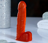 Фигурное мыло "Фаворит" шоколад, аромат Молоко вишнёвое, 13 см 95 г