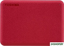 Картинка Внешний накопитель Toshiba Canvio Advance 4TB HDTCA40ER3CA (красный)