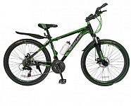 Картинка Велосипед Nasaland 6123M 26 р.16 (черно-зеленый)