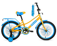 Картинка Детский велосипед Forward Azure 18 2021 (желтый/голубой)