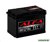 Картинка Автомобильный аккумулятор ALFA Hybrid 75 R (75 А·ч)