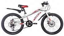 Картинка Детский велосипед NOVATRACK Prime 20 (20AH6D.PRIME.WT9) (белый/красный)