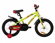 Картинка Детский велосипед NOVATRACK Prime 16 (зелёный/красный, 2019)