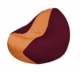 Картинка Бескаркасная мебель Flagman Classic К2.1-45 (оранжевый/бордовый)