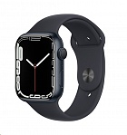 Картинка Умные часы Apple Watch Series 7 45 мм (темная ночь/темная ночь спортивный)