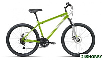 Картинка Велосипед Altair MTB HT 26 2.0 D (2022, зеленый/серый, рама 19) (RBK22AL26115)