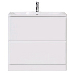 Картинка Тумба под умывальник BelBagno Albano-800-2C-PIA-BL