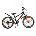 Картинка Детский велосипед Black Aqua Cross 1221 V 20 GL-105V (серый/оранжевый)