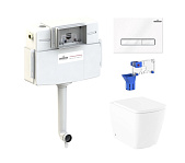 Картинка Унитаз Lavinia Boho Relfix Aveo Rimless 5 в 1 87060261 (белое стекло)