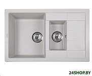 Картинка Кухонная мойка ZorG Luka 107 (серый жемчуг)