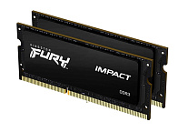 Картинка Оперативная память Kingston FURY Impact 2x8GB DDR3 SODIMM PC3-12800 KF316LS9IBK2/16