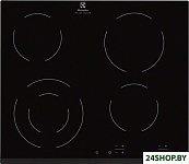 Картинка Встраиваемая электрическая варочная панель (поверхность) Electrolux EHF96241FK