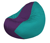 Картинка Бескаркасное кресло Flagman Classic К2.1-148 (фиолетовый/бирюзовый)